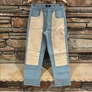 Represent R3C-V2 Block Carpenter Denim Double Knee Two-Tone Baggy Fit